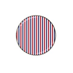 Usa Flag Red White And Flag Blue Wide Stripes Hat Clip Ball Marker (4 Pack) by PodArtist