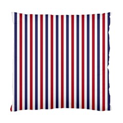 Usa Flag Red White And Flag Blue Wide Stripes Standard Cushion Case (two Sides) by PodArtist