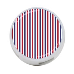 Usa Flag Red White And Flag Blue Wide Stripes 4-port Usb Hub (two Sides)  by PodArtist