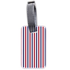 Usa Flag Red White And Flag Blue Wide Stripes Luggage Tags (two Sides) by PodArtist