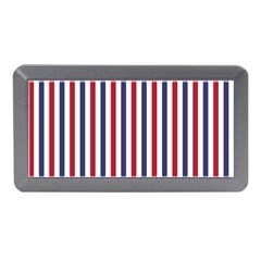 Usa Flag Red White And Flag Blue Wide Stripes Memory Card Reader (mini) by PodArtist