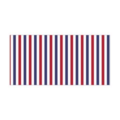 Usa Flag Red White And Flag Blue Wide Stripes Yoga Headband by PodArtist