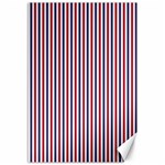 USA Flag Red and Flag Blue Narrow Thin Stripes  Canvas 12  x 18   11.88 x17.36  Canvas - 1