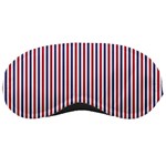 USA Flag Red and Flag Blue Narrow Thin Stripes  Sleeping Masks Front