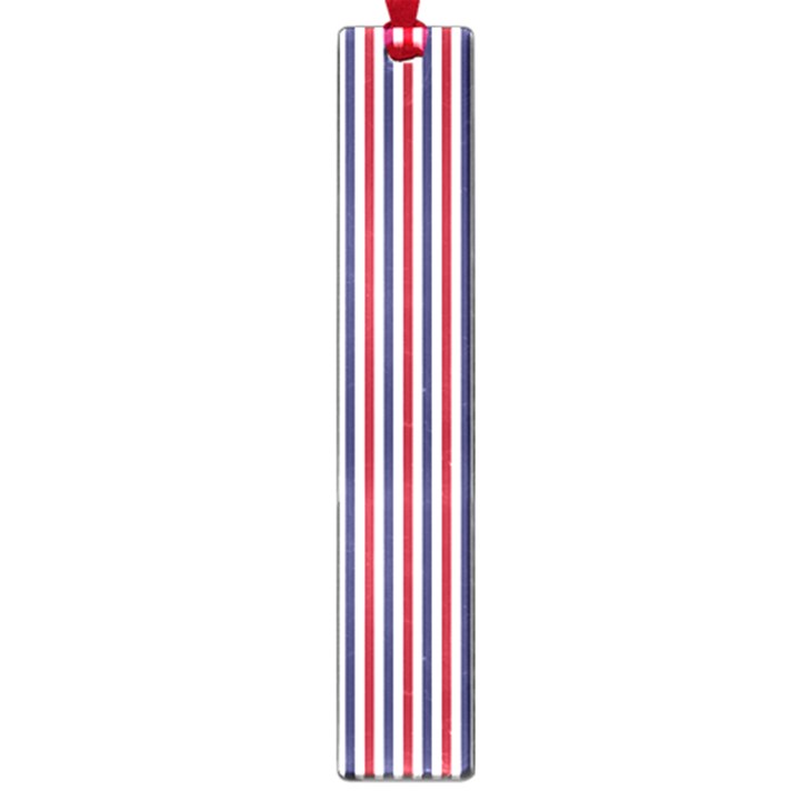 USA Flag Red and Flag Blue Narrow Thin Stripes  Large Book Marks