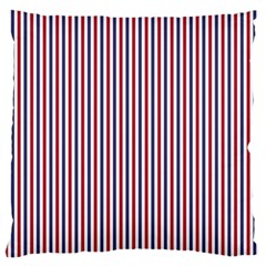 Usa Flag Red And Flag Blue Narrow Thin Stripes  Standard Flano Cushion Case (one Side) by PodArtist