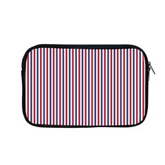 Usa Flag Red And Flag Blue Narrow Thin Stripes  Apple Macbook Pro 13  Zipper Case by PodArtist