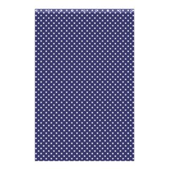 Usa Flag White Stars On Flag Blue Shower Curtain 48  X 72  (small)  by PodArtist