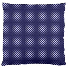 Usa Flag White Stars On Flag Blue Standard Flano Cushion Case (one Side) by PodArtist