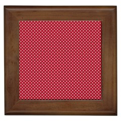 Usa Flag White Stars On Flag Red Framed Tiles by PodArtist