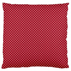 Usa Flag White Stars On Flag Red Large Cushion Case (two Sides) by PodArtist