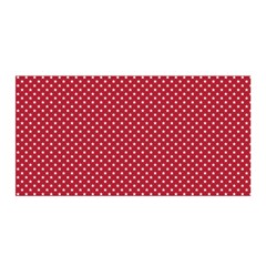 Usa Flag White Stars On Flag Red Satin Wrap by PodArtist