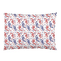 Red White And Blue Usa/uk/france Colored Party Streamers Pillow Case (two Sides) by PodArtist