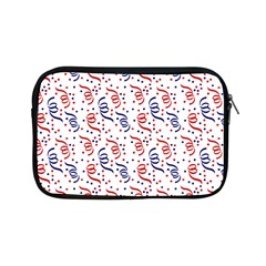 Red White And Blue Usa/uk/france Colored Party Streamers Apple Ipad Mini Zipper Cases by PodArtist