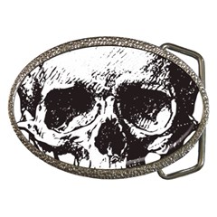 Skull Vintage Old Horror Macabre Belt Buckles by Sapixe