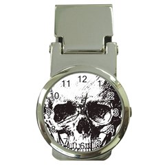 Skull Vintage Old Horror Macabre Money Clip Watches by Sapixe