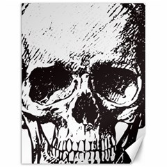 Skull Vintage Old Horror Macabre Canvas 12  X 16   by Sapixe