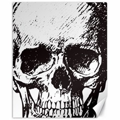 Skull Vintage Old Horror Macabre Canvas 16  X 20   by Sapixe