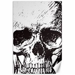 Skull Vintage Old Horror Macabre Canvas 24  x 36  23.35 x34.74  Canvas - 1