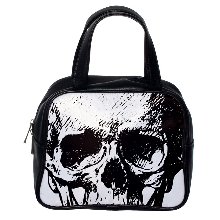 Skull Vintage Old Horror Macabre Classic Handbags (One Side)