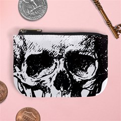 Skull Vintage Old Horror Macabre Mini Coin Purses by Sapixe