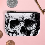 Skull Vintage Old Horror Macabre Mini Coin Purses Front