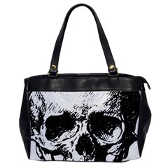 Skull Vintage Old Horror Macabre Office Handbags by Sapixe