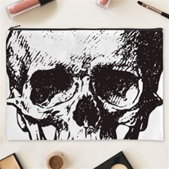 Skull Vintage Old Horror Macabre Cosmetic Bag (xxxl)  by Sapixe