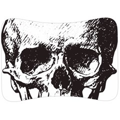 Skull Vintage Old Horror Macabre Velour Seat Head Rest Cushion