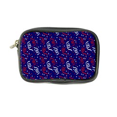 Red White And Blue Usa/uk/france Colored Party Streamers On Blue Coin Purse by PodArtist