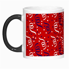 Red White And Blue Usa/uk/france Colored Party Streamers Morph Mugs by PodArtist