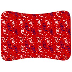 Red White And Blue Usa/uk/france Colored Party Streamers Velour Seat Head Rest Cushion