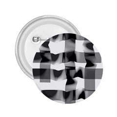 Geometry Square Black And White 2 25  Buttons by Sapixe