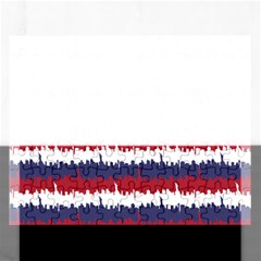 244776512ny Usa Skyline In Red White & Blue Stripes Nyc New York Manhattan Skyline Silhouette Rectangular Jigsaw Puzzl by PodArtist