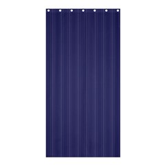 Subtle Textures Usa Flag Blue Mattress Ticking Pattern Shower Curtain 36  X 72  (stall)  by PodArtist