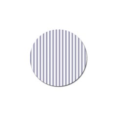 Mattress Ticking Wide Striped Pattern In Usa Flag Blue And White Golf Ball Marker (4 Pack) by PodArtist