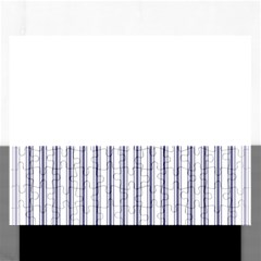 Mattress Ticking Wide Striped Pattern In Usa Flag Blue And White Rectangular Jigsaw Puzzl by PodArtist