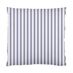 Mattress Ticking Wide Striped Pattern In Usa Flag Blue And White Standard Cushion Case (one Side) by PodArtist