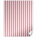 Mattress Ticking Wide Striped Pattern in USA Flag Red and White Canvas 16  x 20   15.75 x19.29  Canvas - 1