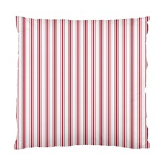 Mattress Ticking Wide Striped Pattern In Usa Flag Red And White Standard Cushion Case (two Sides) by PodArtist