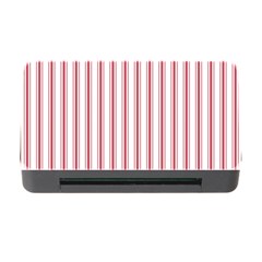 Mattress Ticking Wide Striped Pattern In Usa Flag Red And White Memory Card Reader With Cf by PodArtist