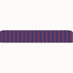 Mattress Ticking Wide Striped Pattern In Usa Flag Blue And Red Small Bar Mats by PodArtist