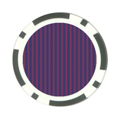 Mattress Ticking Wide Striped Pattern In Usa Flag Blue And Red Poker Chip Card Guard by PodArtist