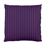 Mattress Ticking Wide Striped Pattern in USA Flag Blue and Red Standard Cushion Case (One Side) Front