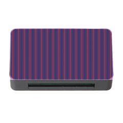 Mattress Ticking Wide Striped Pattern In Usa Flag Blue And Red Memory Card Reader With Cf by PodArtist