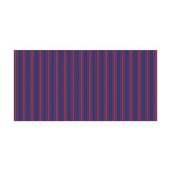 Mattress Ticking Wide Striped Pattern In Usa Flag Blue And Red Yoga Headband by PodArtist