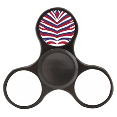 Us United States Red White And Blue American Zebra Strip Finger Spinner by PodArtist