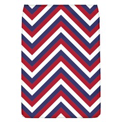 United States Red White And Blue American Jumbo Chevron Stripes Flap Covers (l)  by PodArtist