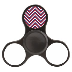 United States Red White And Blue American Jumbo Chevron Stripes Finger Spinner by PodArtist