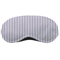 Mattress Ticking Narrow Striped Pattern In Usa Flag Blue And White Sleeping Masks by PodArtist